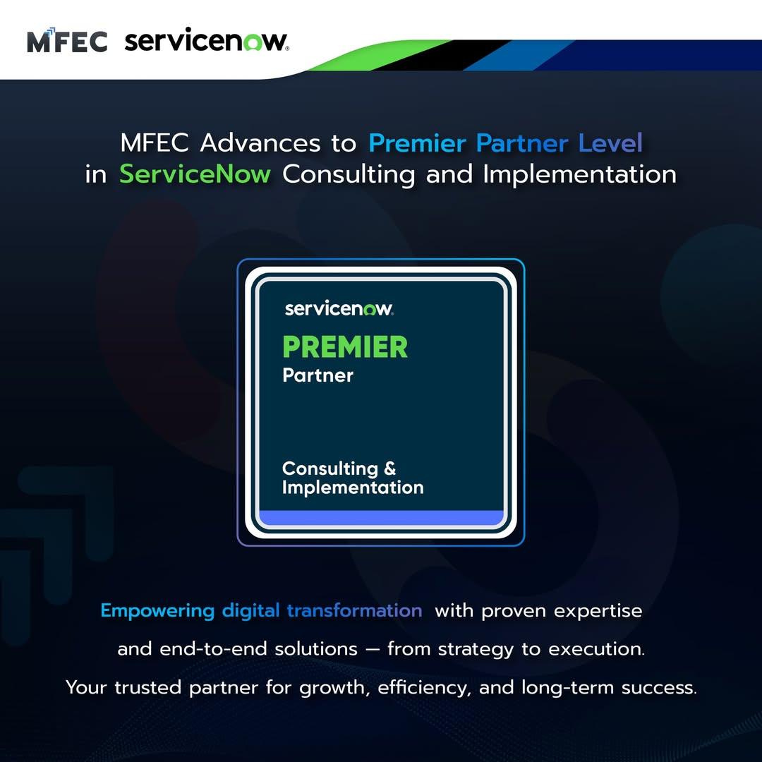MFEC Advances to Premier Partner Level